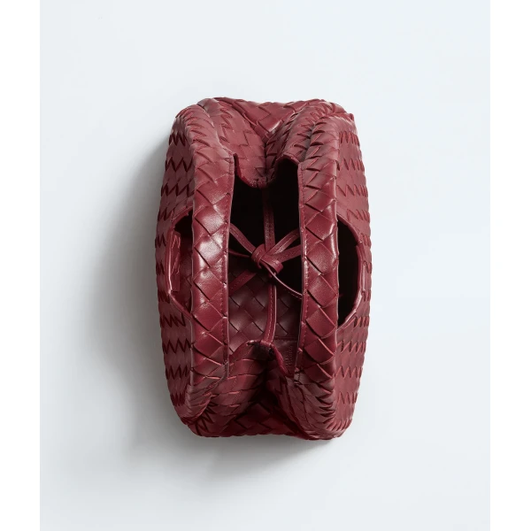 Khaite Women's Small Campana in Lava red - Red Shoulder & Crossbody Bags - The Lotus Tote Bag - Shop at Coveti