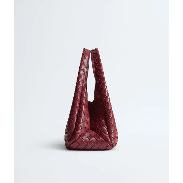 Khaite Women's Small Campana in Lava red - Red Shoulder & Crossbody Bags - The Lotus Tote Bag - Shop at Coveti