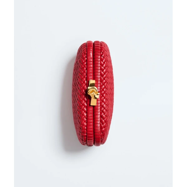 Khaite Women's Soft Knot in Cardinal - Red Clutch Bags - The Lotus Tote Bag - Shop at Coveti