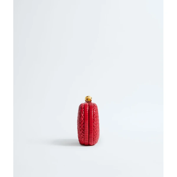 Khaite Women's Soft Knot in Cardinal - Red Clutch Bags - The Lotus Tote Bag - Shop at Coveti