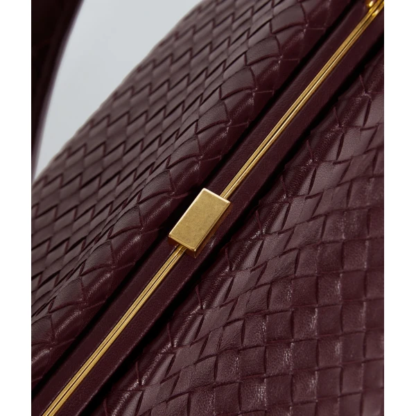 Khaite Women's The 1998 in Deep mahogany - Red Shoulder & Crossbody Bags - The Lotus Tote Bag - Shop at Coveti