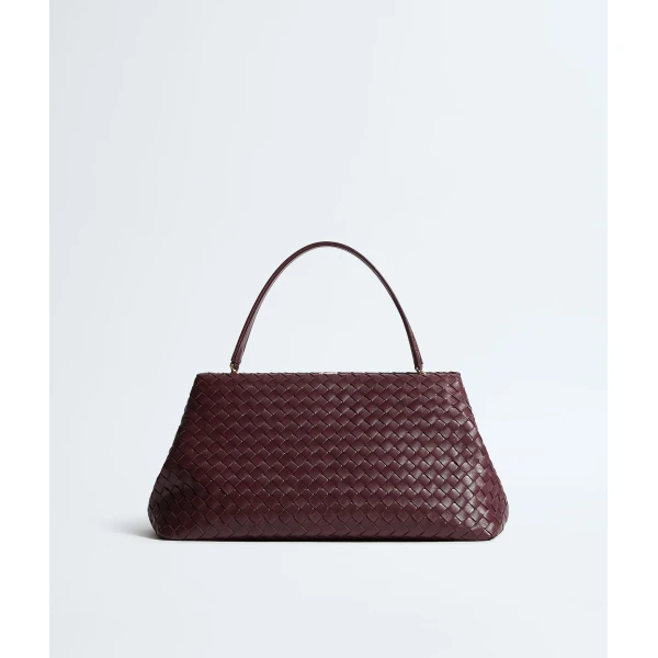 Khaite Women's The 1998 in Deep mahogany - Red Shoulder & Crossbody Bags - The Lotus Tote Bag - Shop at Coveti