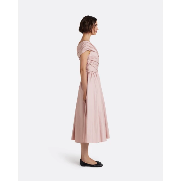 Safiyaa Appolline Midi Dress In Soft Pink, view 6