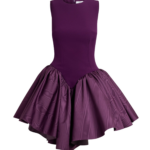 Safiyaa Camille Mini Dress In Currant -  - Demi-Couture Evening Wear at Coveti