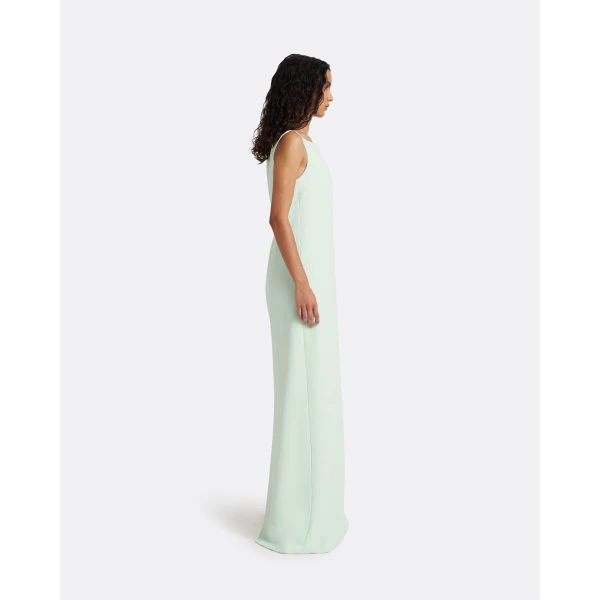 Safiyaa Cielle Long Dress In Sea Glass, view 6
