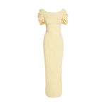 Safiyaa-Emilia-Long-Dress-In-Marrakech-Coveti40055_nobg Safiyaa Emilia Long Dress In Marrakech - - Demi-Couture Evening Wear at Coveti