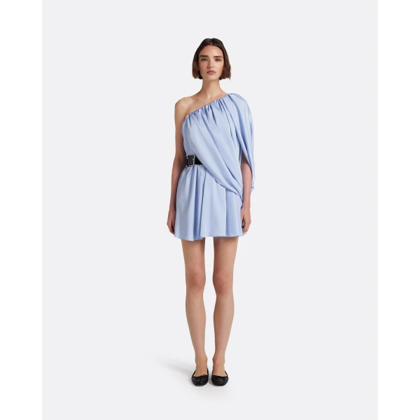 Safiyaa Flourine Mini Dress In Soft Sky, view 2