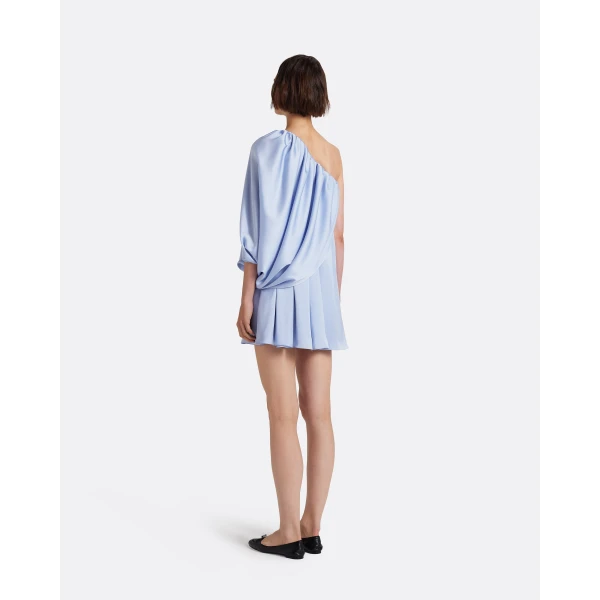 Safiyaa Flourine Mini Dress In Soft Sky, view 4
