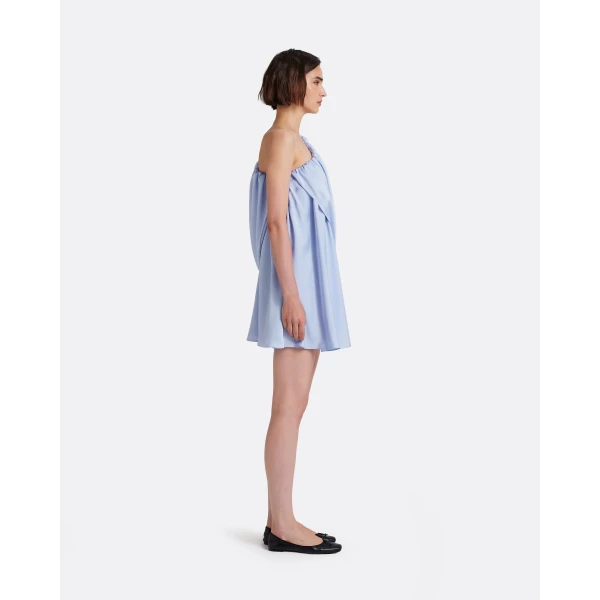 Safiyaa Flourine Mini Dress In Soft Sky, view 6