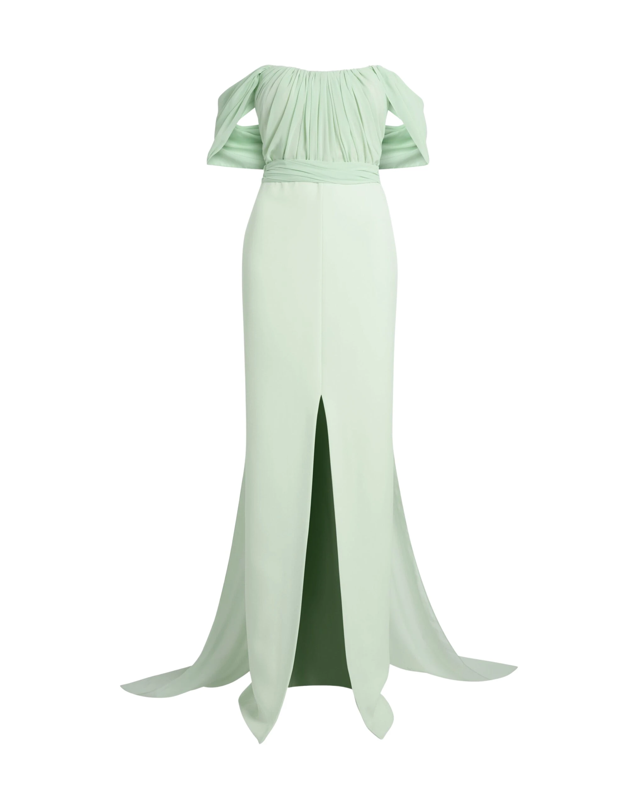 Safiyaa-Iselle-Dress-Long-In-Sea-Glass-Coveti-scaled82586_nobg Safiyaa Iselle Dress Long In Sea Glass - - Demi-Couture Evening Wear at Coveti