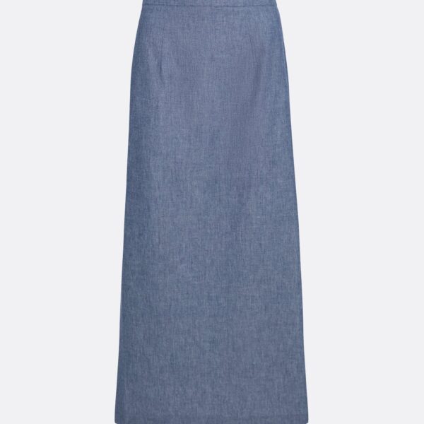Safiyaa Kyoto Skirt In Blue Blend -  - Demi-Couture Evening Wear at Coveti