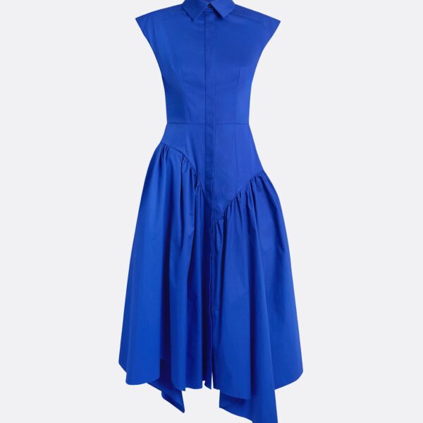 Safiyaa Ludavine Midi Dress In Marrakech -  - Demi-Couture Evening Wear at Coveti
