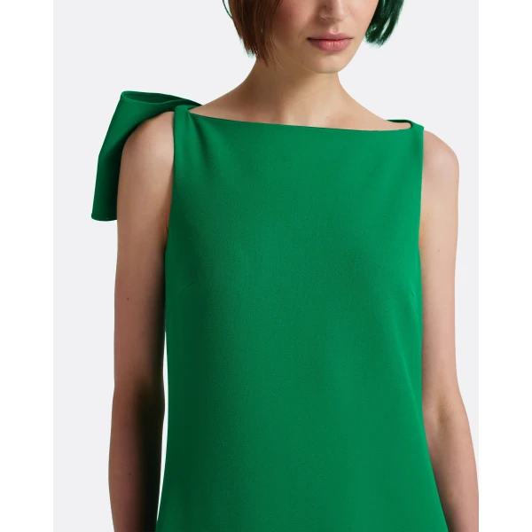 Safiyaa Mallory Long Dress In Jewel Green, view 2