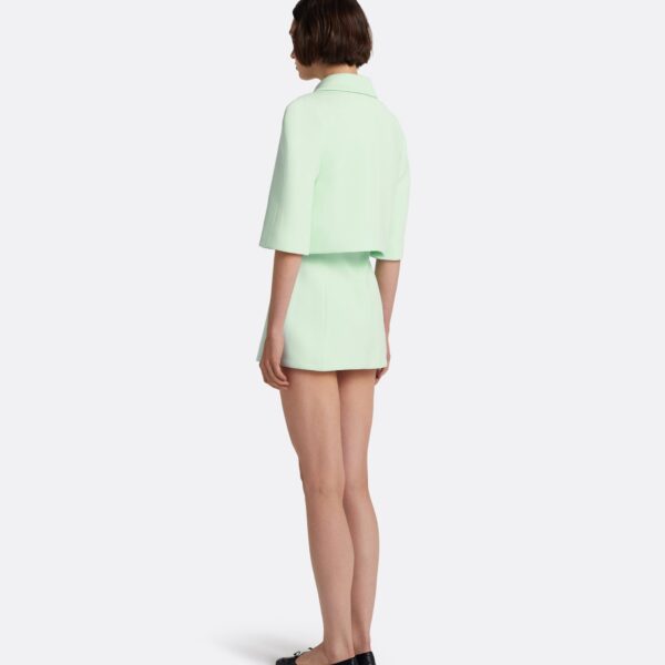 Safiyaa Marci Jacket In Sea Glass -  - Demi-Couture Evening Wear at Coveti