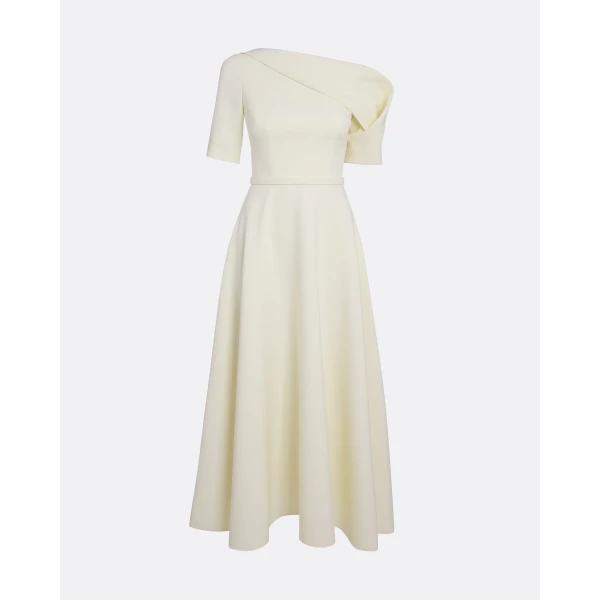 Safiyaa Melinda Midi Dress In Sorbet, view 2