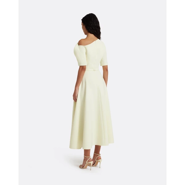 Safiyaa Melinda Midi Dress In Sorbet, view 4