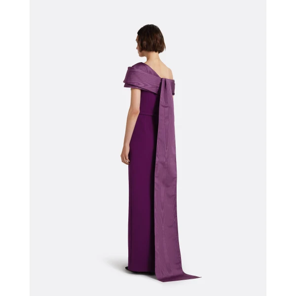 Safiyaa Phira Long Dress In Currant, view 4