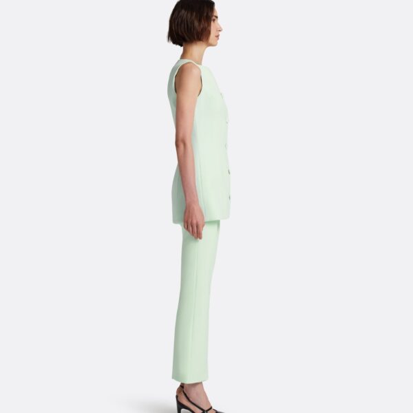 Safiyaa Robbie Top In Sea Glass -  - Demi-Couture Evening Wear at Coveti