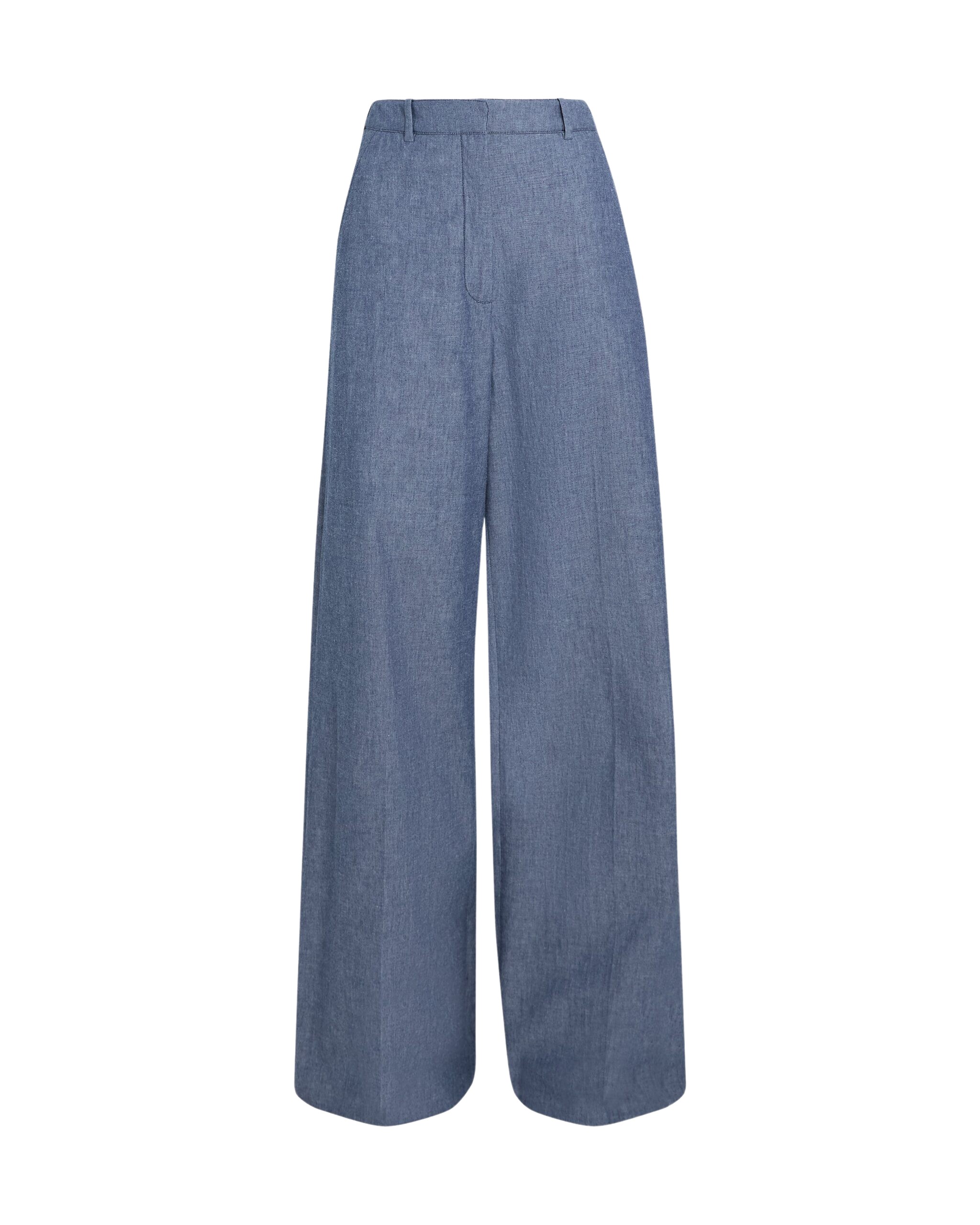 Safiyaa Touca Trouser In Blue Blend -  - Demi-Couture Evening Wear at Coveti