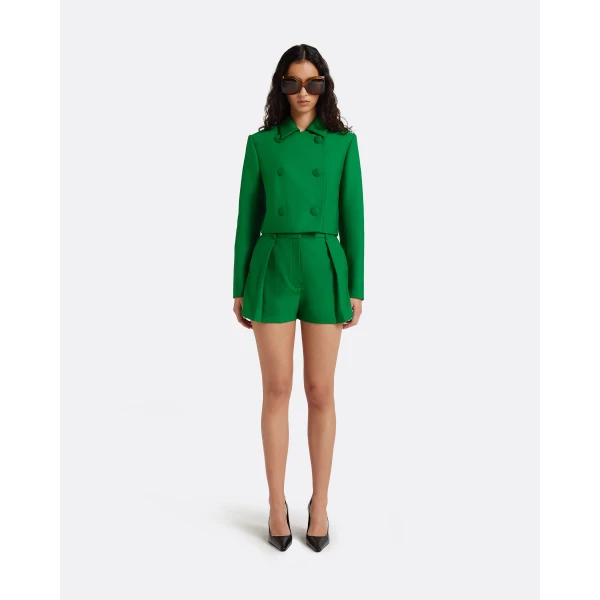 Safiyaa Yui Jacket In Blade Green, view 4