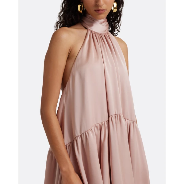 Safiyaa Zeila Mini Dress In Ballet Pink, view 5