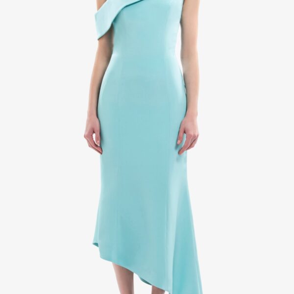 Asymmetrical Midi Dress - Image 5