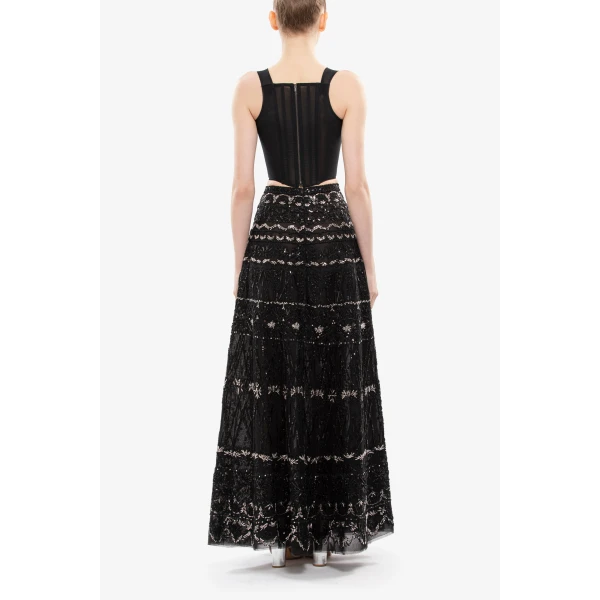 Saiid Kobeisy Beaded Skirt, view 6