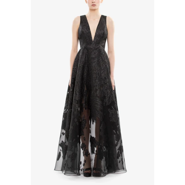 Saiid Kobeisy Brocade Dress, view 2