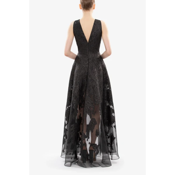 Saiid Kobeisy Brocade Dress, view 6