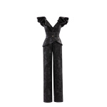 Saiid Kobeisy Brocade Jumpsuit