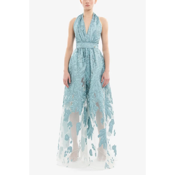 Saiid Kobeisy Brocade Jumpsuit, view 2