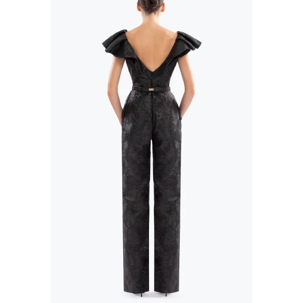 Saiid Kobeisy Brocade Jumpsuit, view 3