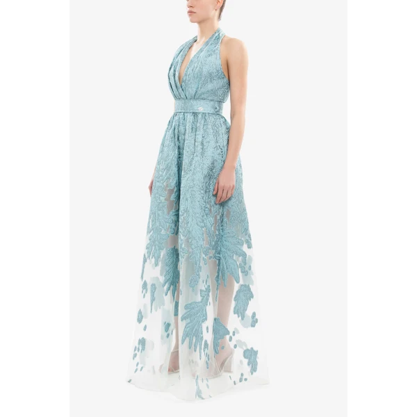 Saiid Kobeisy Brocade Jumpsuit, view 3