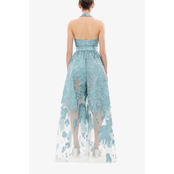 Saiid Kobeisy Brocade Jumpsuit, view 4