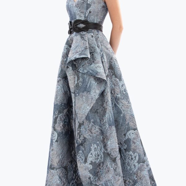 Brocade Long Dress - Image 6