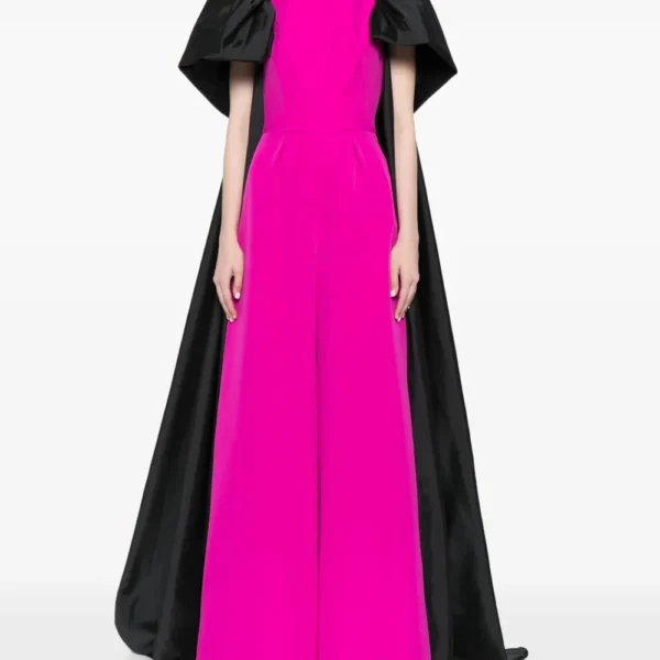 Cape Detail Wide Leg Jumpsuit - Image 5