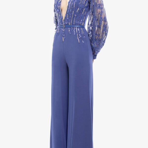 Crepe Beaded Jumpsuit - Image 6