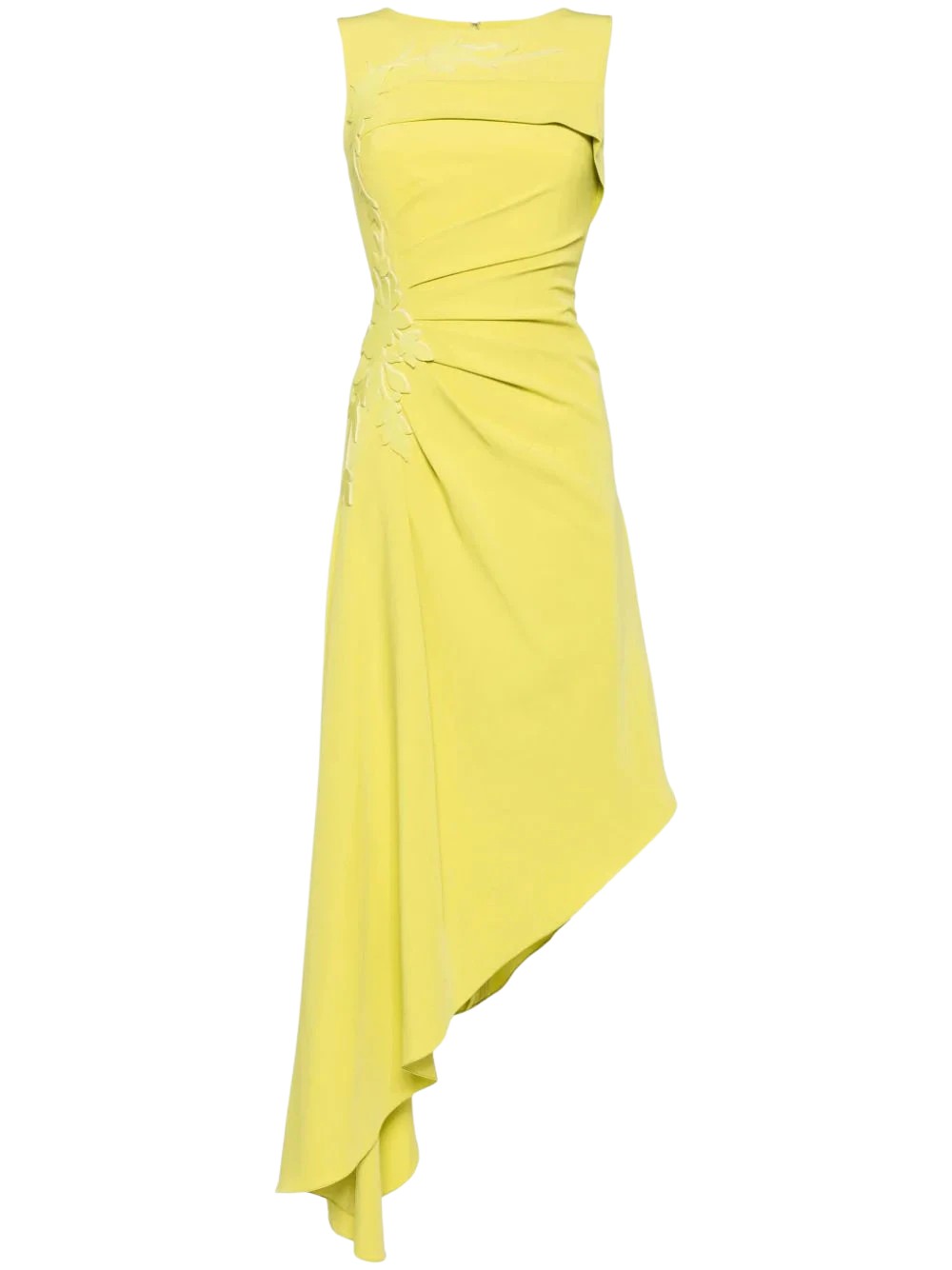 Saiid-Kobeisy-Crepe-High-Low-Dress-With-Matching-Embroidery28008_nobg Saiid Kobeisy gown