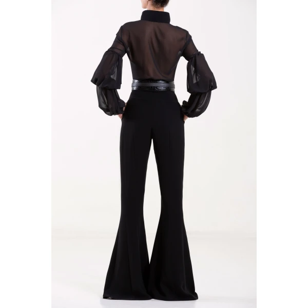 Saiid Kobeisy Crepe Jumpsuit, view 3