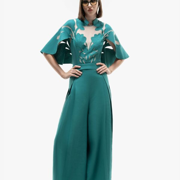 Cut-Out Linen Jumpsuit - Image 5