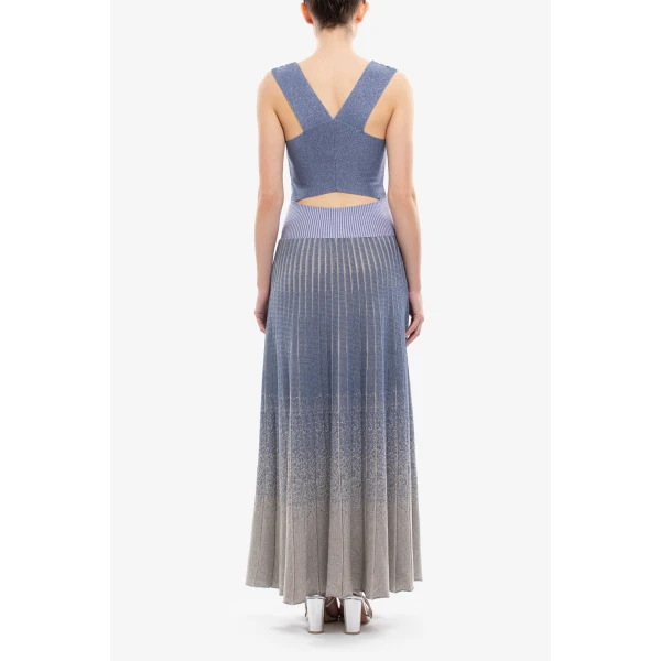 Saiid Kobeisy Degrade Knitwear Dress, view 4