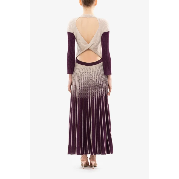 Saiid Kobeisy Degrade Knitwear Dress, view 6