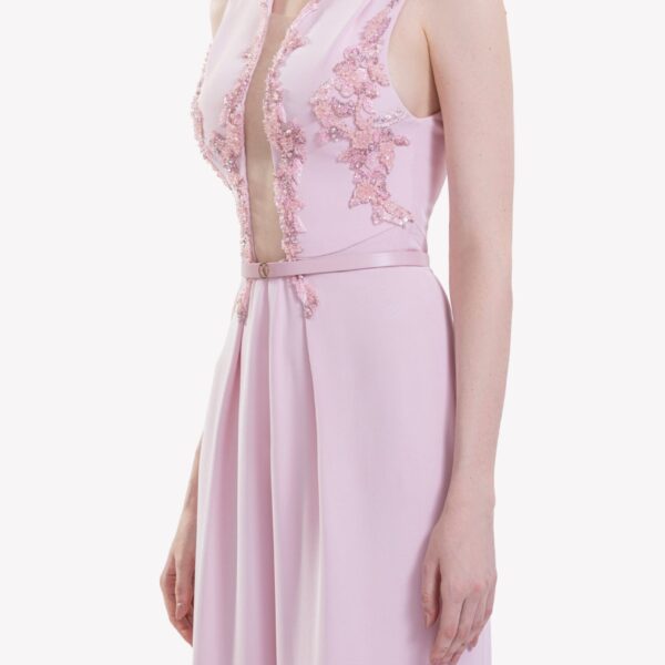 Embellished Crepe Jumpsuit - Image 6