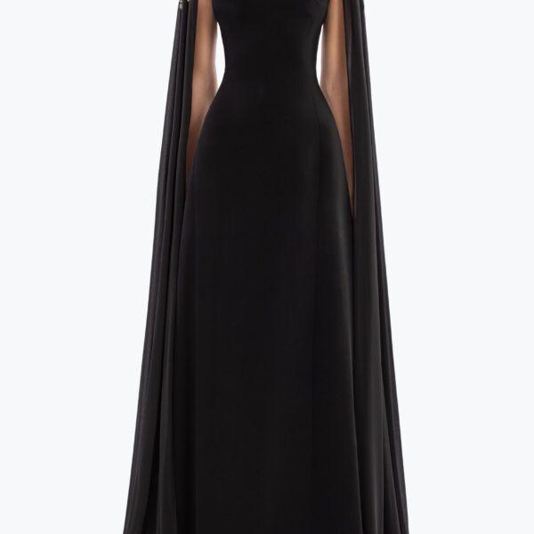 Embellished Crepe Kaftan - Image 5