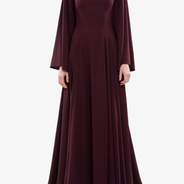 Embellished Crepe Kaftan - Image 5