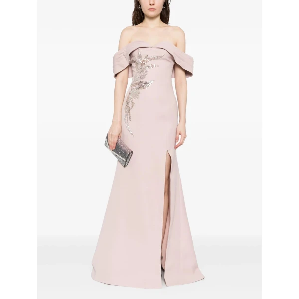 Saiid Kobeisy Embellished Long Dress, view 2