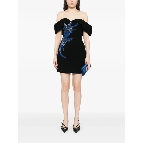 Saiid Kobeisy Embellished Short Dress, view 5
