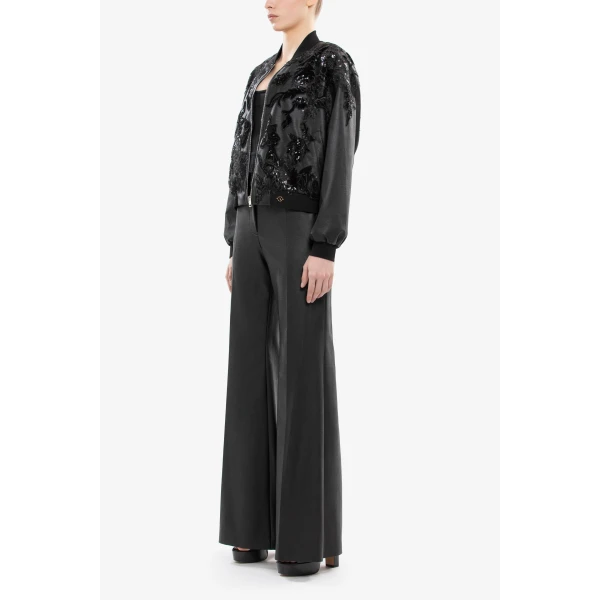 Saiid Kobeisy Embroidered Bomber Jacket, view 4