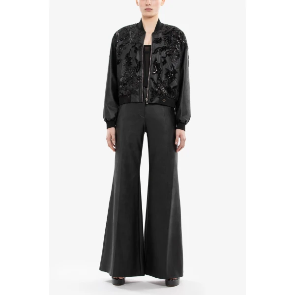 Saiid Kobeisy Embroidered Bomber Jacket, view 5