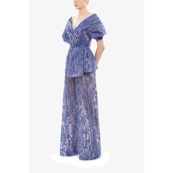 Saiid Kobeisy Embroidered Jumpsuit, view 3